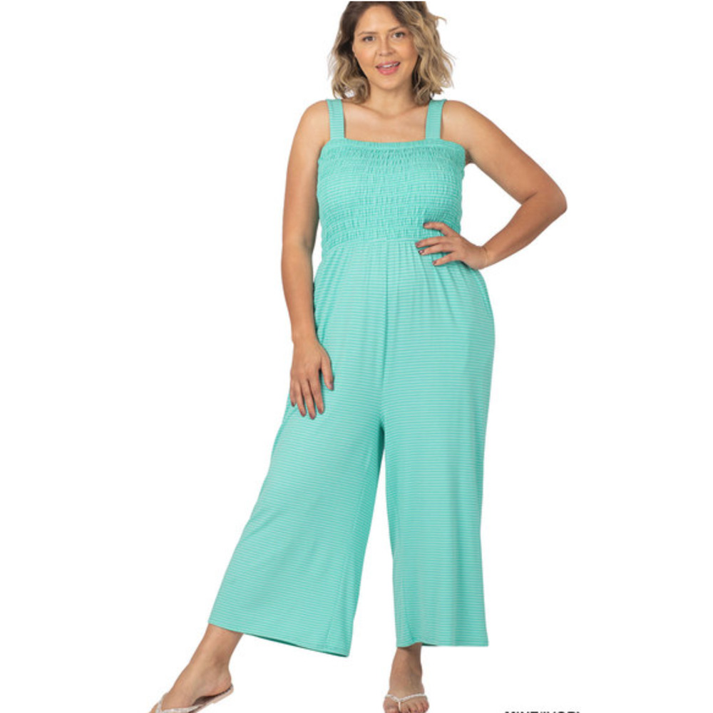 Zenana Minty Fresh Jumpsuit